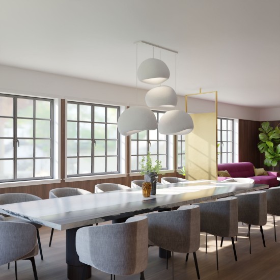 Chandelier Wabi Sabi Yugen Lights - White White Chandelier Wabi Sabi Yugen Lights - White White