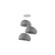 Chandelier Wabi Sabi Nami - Concrete Grey Concrete Grey Chandelier Wabi Sabi Nami - Concrete Grey Concrete Grey