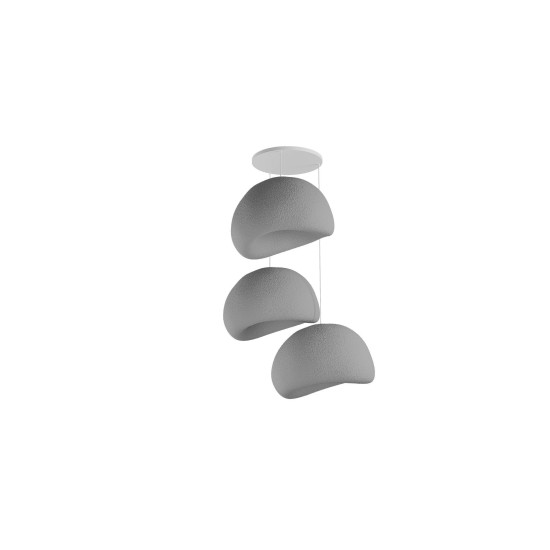 Chandelier Wabi Sabi Nami - Concrete Grey Concrete Grey Chandelier Wabi Sabi Nami - Concrete Grey Concrete Grey