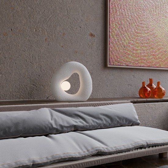Table Lamp Wabi Sabi Pond - White White