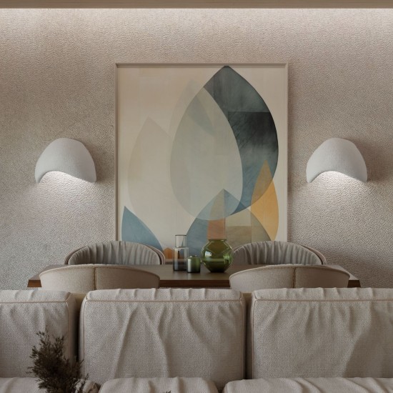 Wall Lamp Set (2 Pieces) Wabi Sabi Shell - White White Wall Lamp Set (2 Pieces) Wabi Sabi Shell - White White