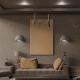 Wall Lamp Set (2 Pieces) Wabi Sabi Shell - Concrete Grey Concrete Grey