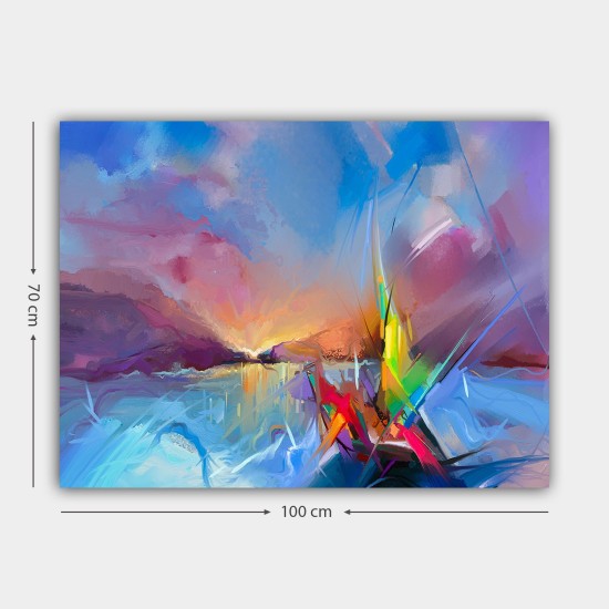 Wallxpert Decorative Canvas Painting 1054276691_70100 Multicolor