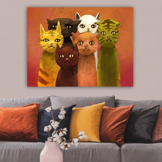 Wallxpert Decorative Canvas Painting 315384488_70100 Multicolor