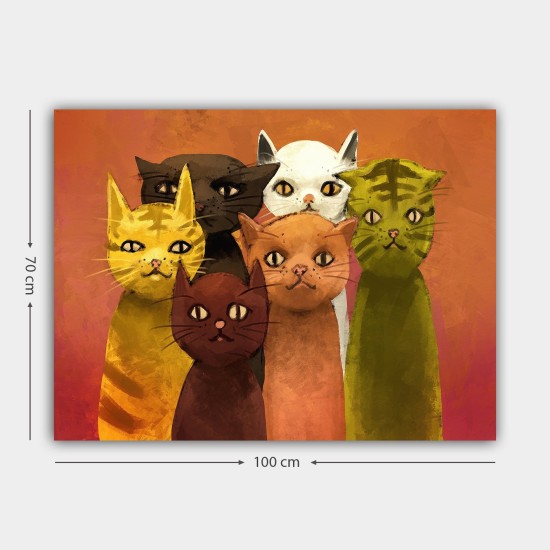 Wallxpert Decorative Canvas Painting 315384488_70100 Multicolor