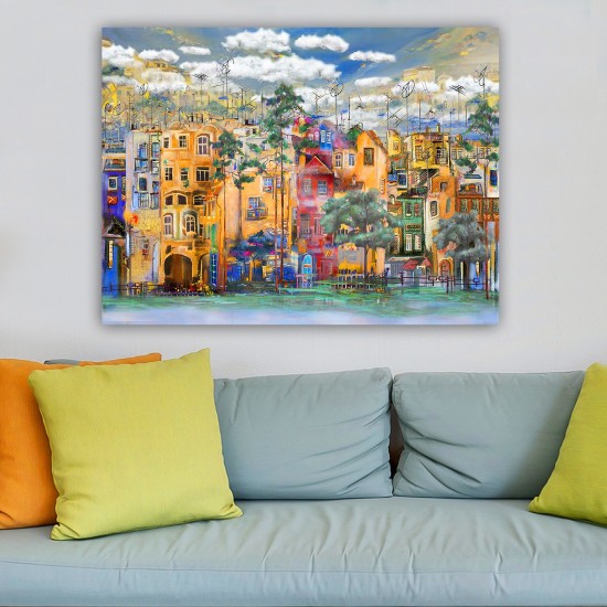 Decorative Canvas Painting 622007036_70100 Multicolor