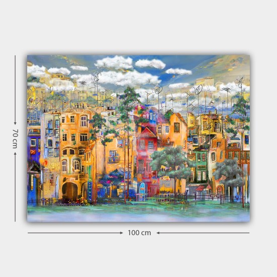 Decorative Canvas Painting 622007036_70100 Multicolor
