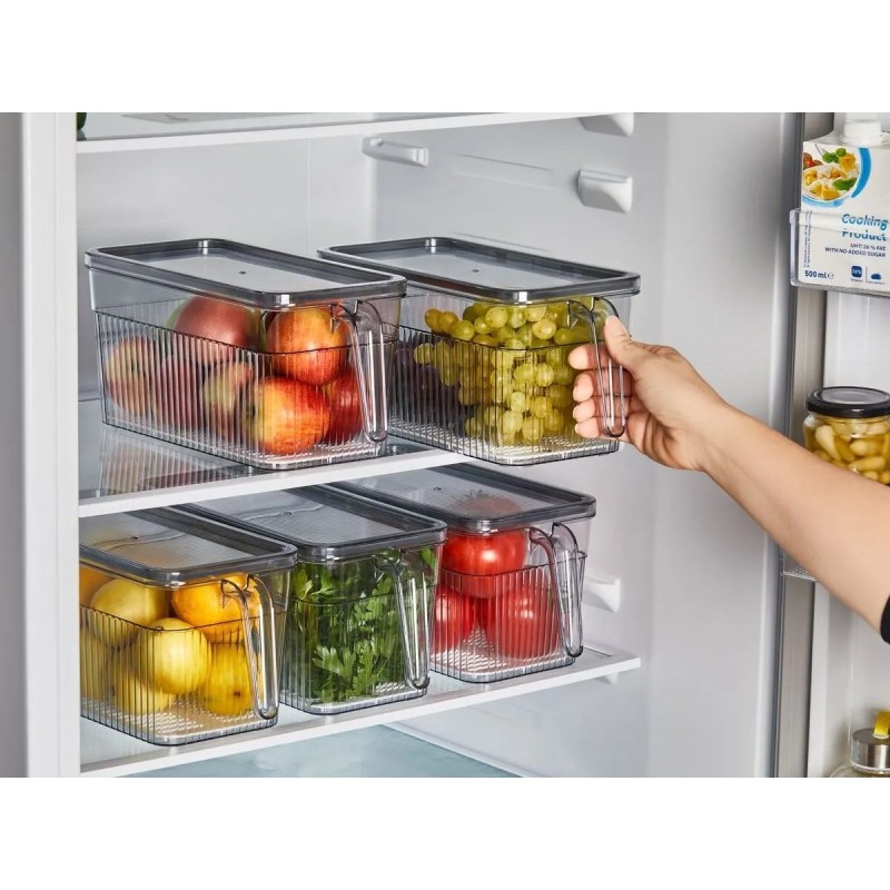 Fridge Organizer Set (2 Pieces) K-135x2 Transparent