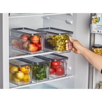 Fridge Organizer Set (6 Pieces) K-135x6 Transparent
