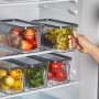 Fridge Organizer Set (6 Pieces) K-135x6 Transparent