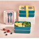 Hermia Lunch Box Set (2 Pieces) EM-1003-P Blue
Yellow