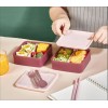 Hermia Lunch Box Set (2 Pieces) EM-1013 Pink