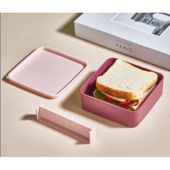 Lunch Box Set (2 Pieces) EM-1013 Pink Hermia Lunch Box Set (2 Pieces) EM-1013 Pink