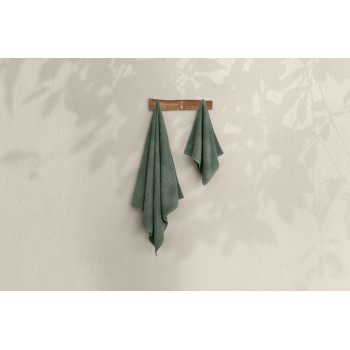 Bath Towel Set (2 Pieces) 1034A-071-1 Green