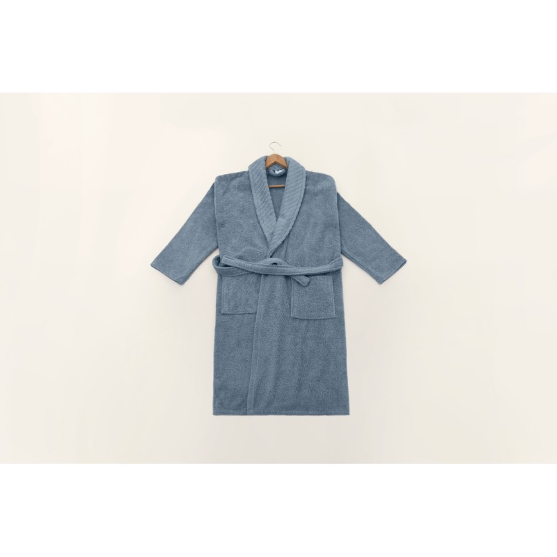 Lessentiel Bathrobe Set (2 Pieces) 1051A-044-1 Blue