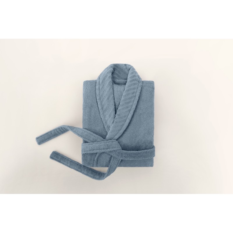 Lessentiel Bathrobe Set (2 Pieces) 1051A-044-1 Blue