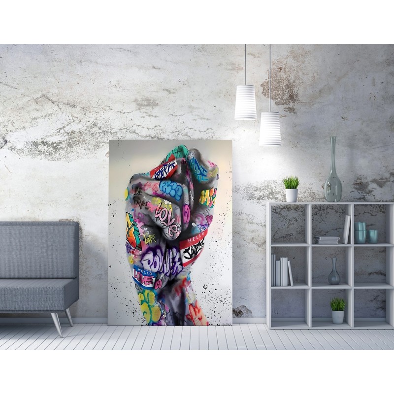 Decorative Canvas Painting WY349 (50 x 70) Multicolor