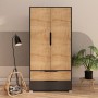 Wardrobe Flora 90 - Anthracite, Sapphire Oak Anthracite
Sapphire Oak