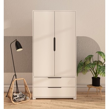 Wardrobe Flora 90 - White White