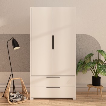 Wardrobe Flora 90 - White White