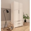Wardrobe Flora 90 - White White