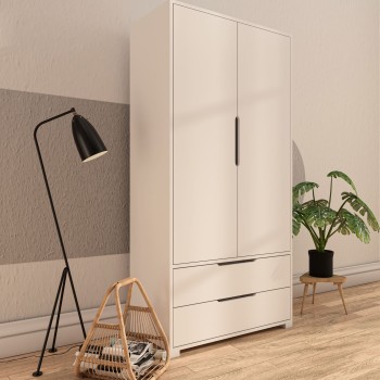 Wardrobe Flora 90 - White White