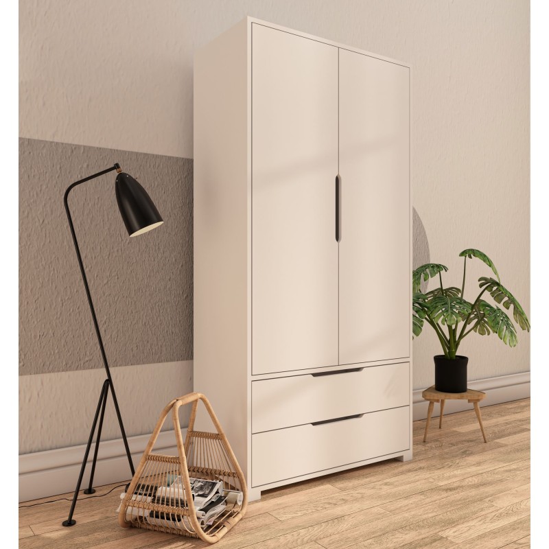 Wardrobe Flora 90 - White White