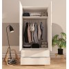 Wardrobe Flora 90 - White White