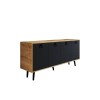 Console Mirza Modern 180 - Sapphire Oak, Anthracite Sapphire Oak
Anthracite