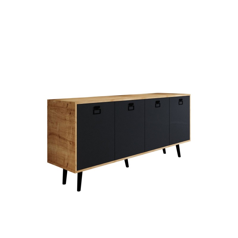 Console Mirza Modern 180 - Sapphire Oak, Anthracite Sapphire Oak
Anthracite