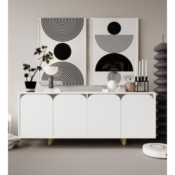 Console Lazio Bohem 180 - White White