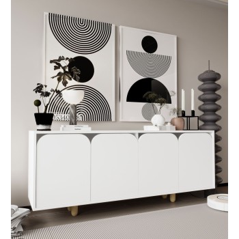 Console Lazio Bohem 180 - White White