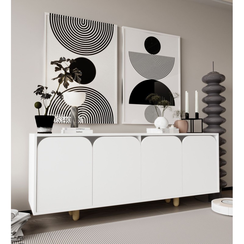 Console Lazio Bohem 180 - White White