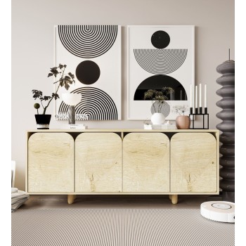 Console Lazio Bohem 180 - Sapphire Oak Sapphire Oak