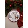 Dessert Plate Set (6 Pieces) Deer Winter Multicolor