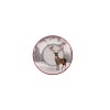 Dessert Plate Set (6 Pieces) Deer Winter Multicolor