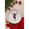 Dessert Plate Set (6 Pieces) Xmas Merry Multicolor