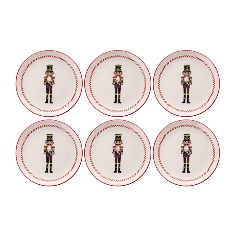 Service Plate Set (6 Pieces) Soldier Multicolor