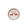 Service Plate Set (6 Pieces) Two Deers Multicolor