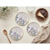 Dessert Plate Set (6 Pieces) Spring Flower Multicolor