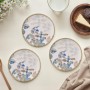 Dessert Plate Set (6 Pieces) Spring Flower Multicolor