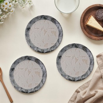 Dessert Plate Set (6 Pieces) Arel Grey
Black
Beige