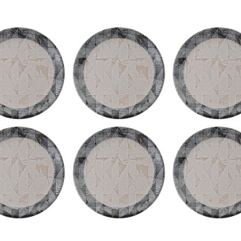 Dessert Plate Set (6 Pieces) Arel Grey
Black
Beige