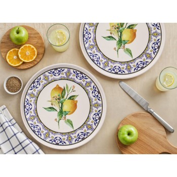 Service Plate Set (6 Pieces) Lemon Garden Yellow
Blue
White
Green