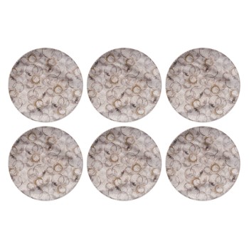 Service Plate Set (6 Pieces) Moil Beige
Black