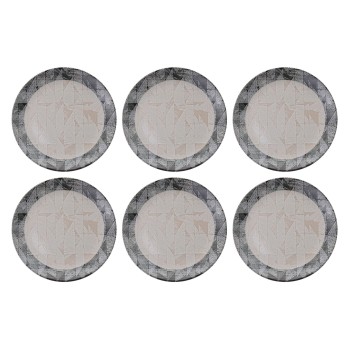 Service Plate Set (6 Pieces) Arel Grey
Black
Beige