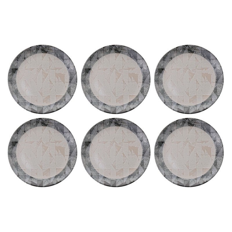 Service Plate Set (6 Pieces) Arel Grey
Black
Beige