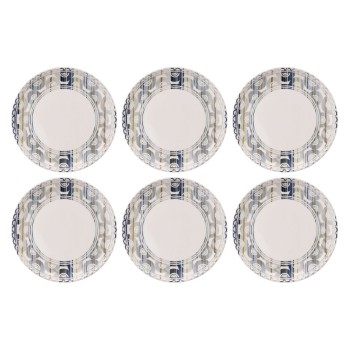 Service Plate Set (6 Pieces) Unknown Multicolor