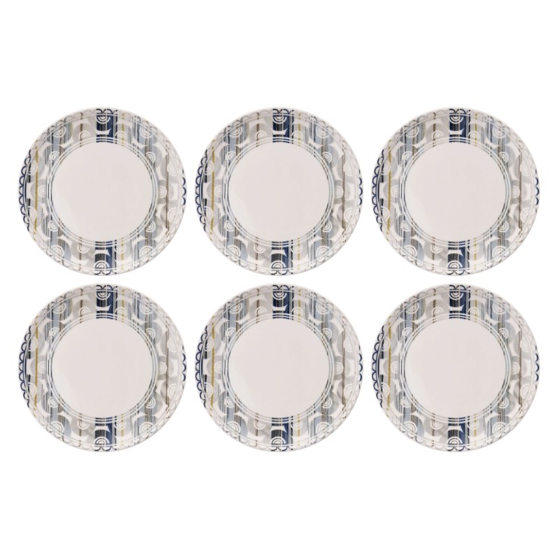 Service Plate Set (6 Pieces) Unknown Multicolor