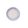 Service Plate Set (6 Pieces) Blue Ring Blue
White